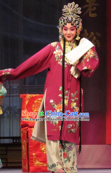 Chinese Ping Opera Remember Back to the Cup Apparels Costumes and Headpieces Traditional Pingju Opera Hua Tan Dress Garment