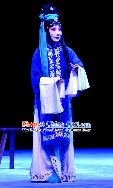 Chinese Ping Opera Tsing Yi Apparels Costumes and Headpieces Traditional Pingju Opera Palm Civet for Prince Noble Consort Li Dress Garment