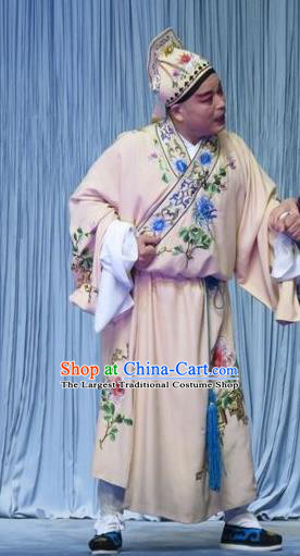 Tell on Sargam Chinese Ping Opera Young Man Garment Costumes and Headwear Pingju Opera Foolish Male Dai Da Apparels Clothing