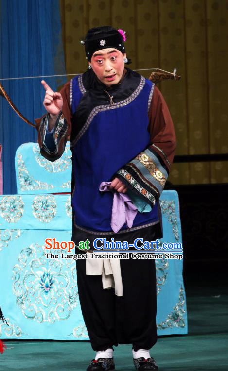 Chinese Beijing Opera Woman Matchmaker Apparels Romance of the Iron Bow Costumes and Headpieces Traditional Peking Opera Elderly Female Dress Dame Garment