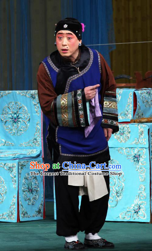 Chinese Beijing Opera Woman Matchmaker Apparels Romance of the Iron Bow Costumes and Headpieces Traditional Peking Opera Elderly Female Dress Dame Garment