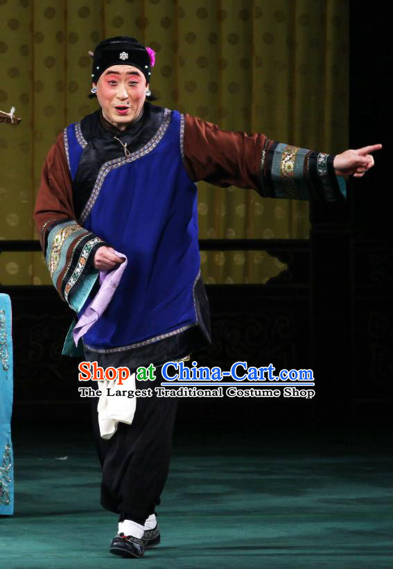 Chinese Beijing Opera Woman Matchmaker Apparels Romance of the Iron Bow Costumes and Headpieces Traditional Peking Opera Elderly Female Dress Dame Garment