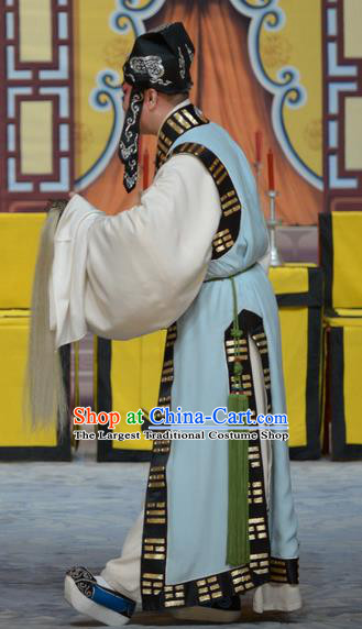 Su Xiaomei Chinese Peking Opera Scholar Liu Yuanqing Garment Costumes and Headwear Beijing Opera Niche Apparels Young Male Clothing