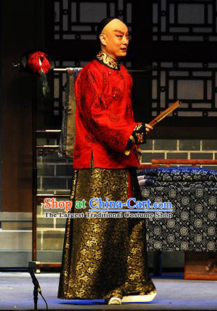 Inspector And Prince Chinese Peking Opera Niche Le Chun Garment Costumes and Headwear Beijing Opera Xiaosheng Apparels Young Male Clothing