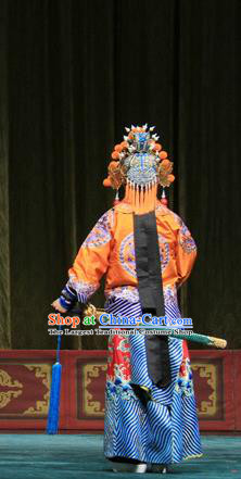 Yu Guo Yuan Chinese Peking Opera Takefu Garment Costumes and Headwear Beijing Opera Wusheng Apparels Lord Li Shimin Clothing