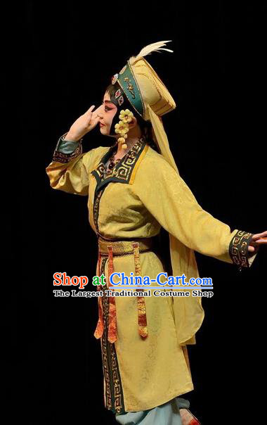 Chinese Beijing Opera Lady Maid Apparels Cave of Silver Wed Costumes and Headdress Traditional Peking Opera Servant Girl Dress Garment