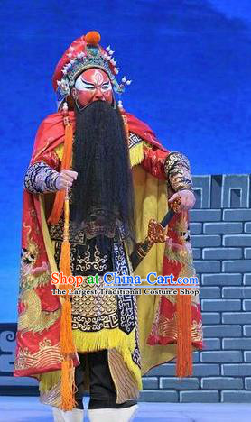 Nan Jie Guan Chinese Peking Opera General Zhao Kuangyin Garment Costumes and Headwear Beijing Opera King Apparels Lord Clothing