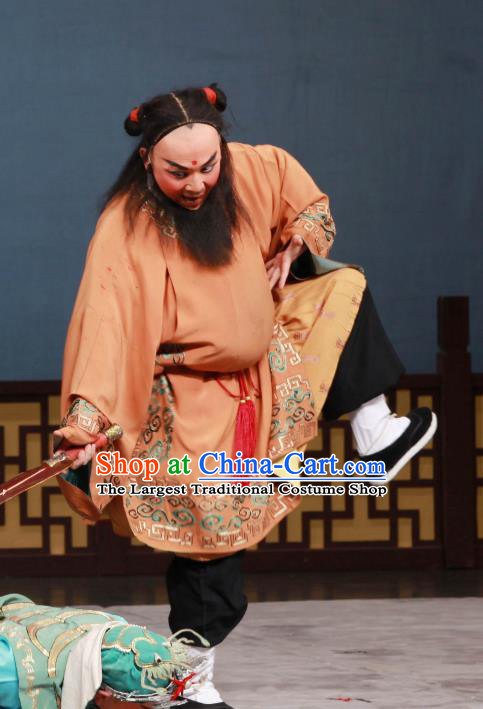 The Eight Immortals Crossing the Sea Chinese Peking Opera Han Zhongli Apparels Costumes and Headpieces Beijing Opera Taoist Priest Garment Clothing