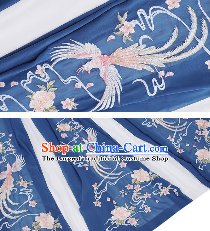 Chinese Traditional Embroidered Hanfu Dress Ancient Court Lady Garment Tang Dynasty Imperial Consort Historical Costumes for Women