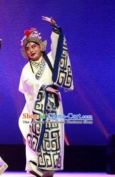 Chang Le Wei Yang Chinese Peking Opera Young Male Apparels Costumes and Headpieces Beijing Opera Wusheng Garment General Han Xin Clothing