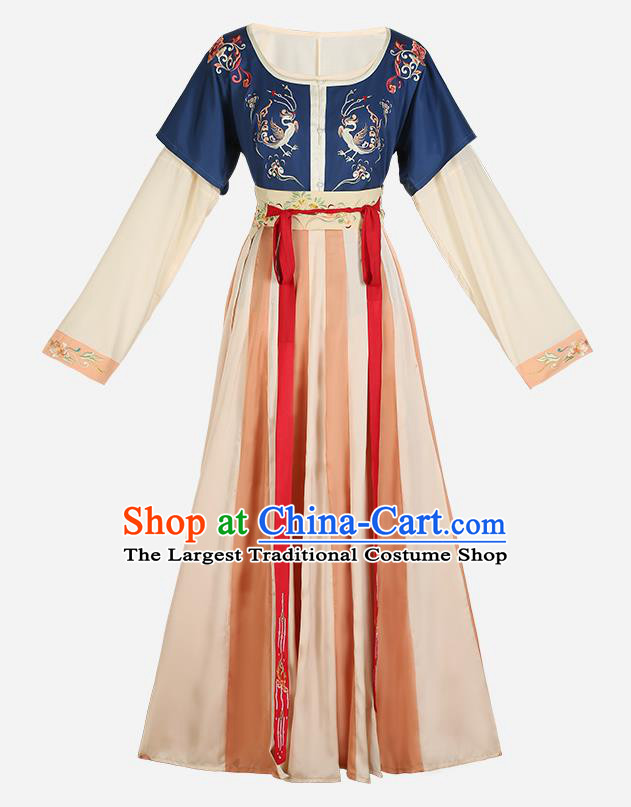 Chinese Ancient Tang Dynasty Palace Lady Hanfu Dress Traditional Royal Princess Garment Historical Costumes Complete Set