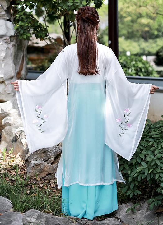 Chinese Traditional Ancient Young Lady Apparels Ming Dynasty Hanfu Dress Civilian Female Historical Costumes