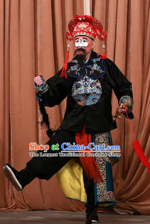 Da Bao Guo Er Jin Gong Chinese Peking Opera Wusheng Garment Costumes and Headwear Beijing Opera Apparels Swordsman Clothing