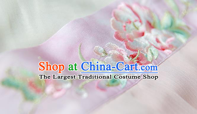 Chinese Ancient Palace Lady Embroidered Hanfu Dress Traditional Tang Dynasty Court Maid Historical Costumes Apparels