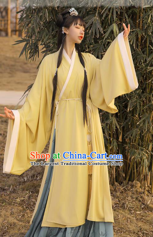 Chinese Ancient Patrician Lady Embroidered Hanfu Dress Traditional Song Dynasty Historical Costumes Noble Female Apparels Complete Set