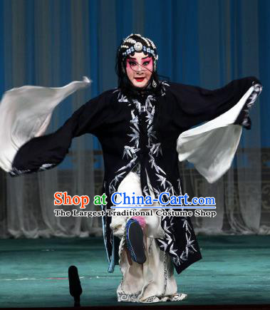 Chinese Beijing Opera Distress Female Apparels Actress Costumes and Headdress The Mirror of Fortune Traditional Peking Opera Young Mistress Dress Garment