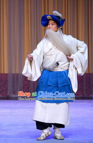 Princess Shuangyang Chinese Peking Opera Laosheng Garment Costumes and Headwear Beijing Opera Apparels Woodcutter Clothing