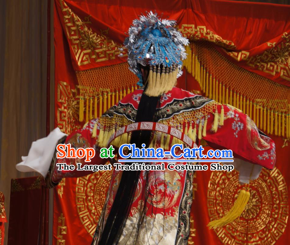 Chinese Beijing Opera Hua Tan Apparels Court Lady Costumes and Headdress Imperial Concubine Mei Traditional Peking Opera Diva Dress Noble Female Garment