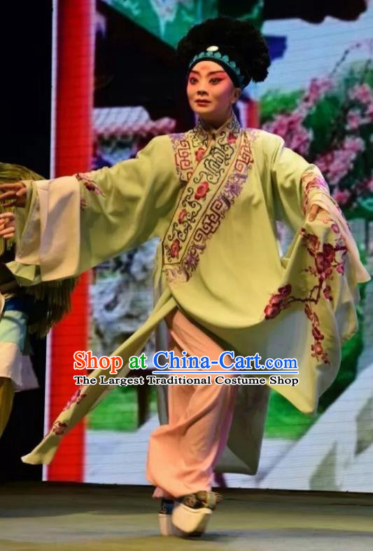 Madam White Snake Chinese Shanxi Opera Niche Apparels Costumes and Headpieces Traditional Jin Opera Xiaosheng Garment Young Male Xu Xian Robe Clothing