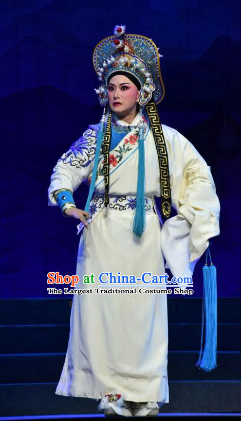 Mulan Joins the Army Chinese Shanxi Opera Takefu Apparels Costumes and Headpieces Traditional Jin Opera Wusheng Garment Martial Male Hua Mulan Clothing