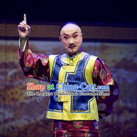 He Qing Hai Yan Chinese Shanxi Opera Qing Dynasty Childe Apparels Costumes and Headpieces Traditional Jin Opera Garment Scholar Shu Mulu Clothing