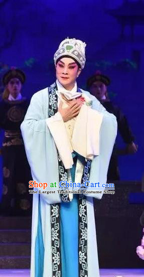 Southern Tang Emperor Chinese Guangdong Opera Young Male Apparels Costumes and Headpieces Traditional Cantonese Opera Garment Xiaosheng Li Yu Clothing