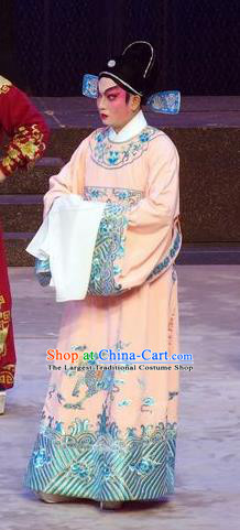 Story of the Violet Hairpin Chinese Guangdong Opera Gifted Scholar Apparels Costumes and Headpieces Traditional Cantonese Opera Xiaosheng Garment Li Yi Clothing