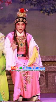 Chinese Guangdong Opera Niche Apparels Costumes and Headwear Traditional Cantonese Opera Young Male Garment Childe Jia Baoyu Clothing