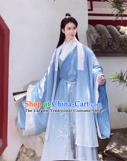 Chinese Traditional Ming Dynasty Noble Childe Historical Costumes Ancient Swordsman Hanfu Apparels for Men