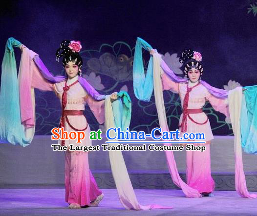 Chinese Ancient Dance Lady Garment Three Kingdoms Period Court Maid Costumes and Headdress Traditional Fairy Dress Apparels