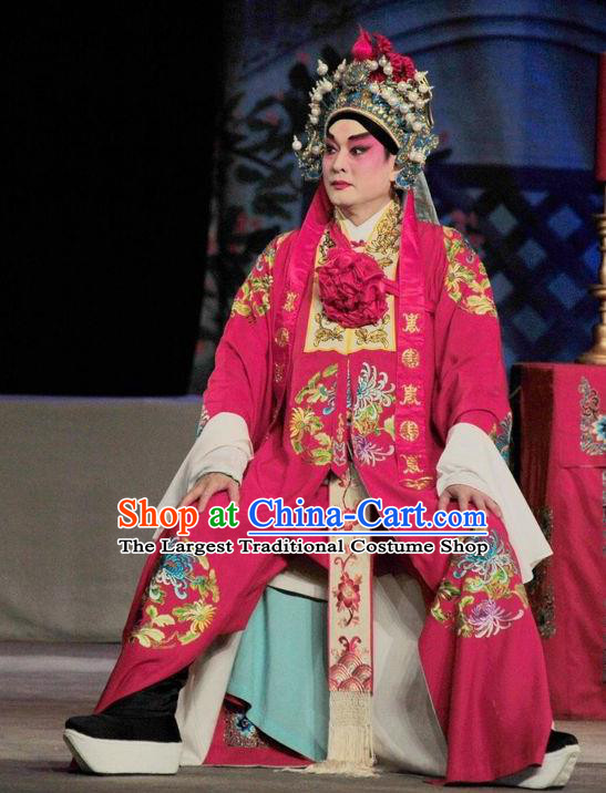 Fan Lihua Return Tang Chinese Guangdong Opera Bridegroom Xue Dingshan Apparels Costumes and Headwear Traditional Cantonese Opera Martial Male Garment Young General Clothing
