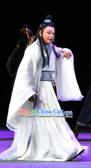 Chinese Traditional Scholar Apparels Costumes Historical Drama Lv Zhu Nv Chuan Qi Ancient Young Male Garment Chapman Shi Chong Clothing and Headwear