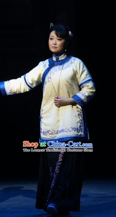 Chinese Historical Drama Wang Fu Jing Ancient Young Woman Garment Costumes Traditional Qing Dynasty Hostess Dress Woman Apparels and Headdress