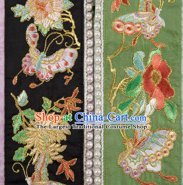 Chinese Traditional Song Dynasty Nobility Lady Hanfu Apparels Ancient Young Woman Embroidered BeiZi and Skirt Historical Costumes Complete Set