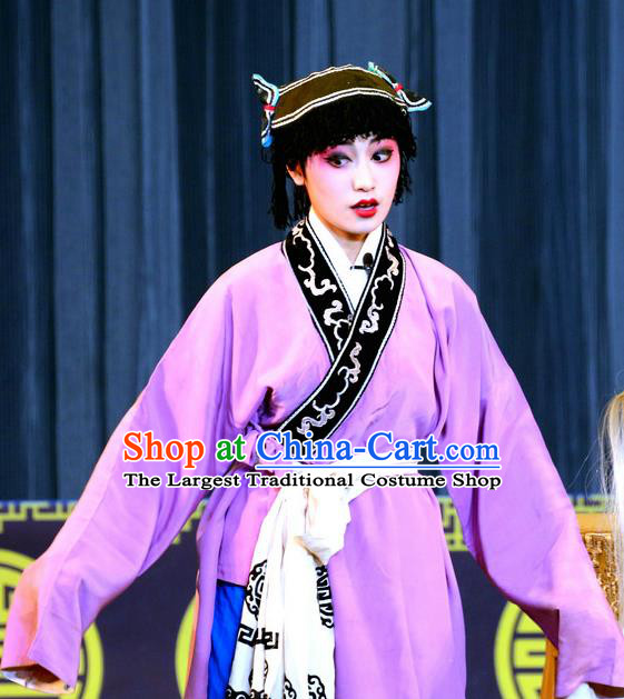 Chinese Sichuan Opera Young Boy Apparels Costumes and Headpieces Peking Opera Highlights Livehand Garment Clothing