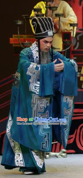 Luo Xiahong Chinese Sichuan Opera Historian Sima Qian Apparels Costumes and Headpieces Peking Opera Highlights Laosheng Garment Scholar Clothing