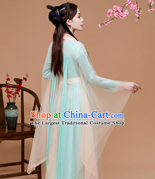 Chinese Ancient Drama Goddess Bai Qian Hanfu Dress Apparels Traditional Ming Dynasty Royal Princess Historical Costumes for Women