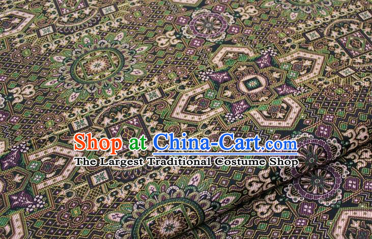 Chinese Classical Pattern Design Nanjing Brocade Asian Traditional Tapestry Mongolian Robe Material DIY Satin Damask Silk Fabric