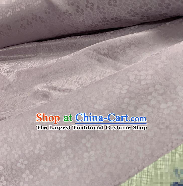 Chinese Classical Pattern Lilac Watered Gauze Asian Top Quality Silk Material Hanfu Dress Cloth Cheongsam Brocade Fabric