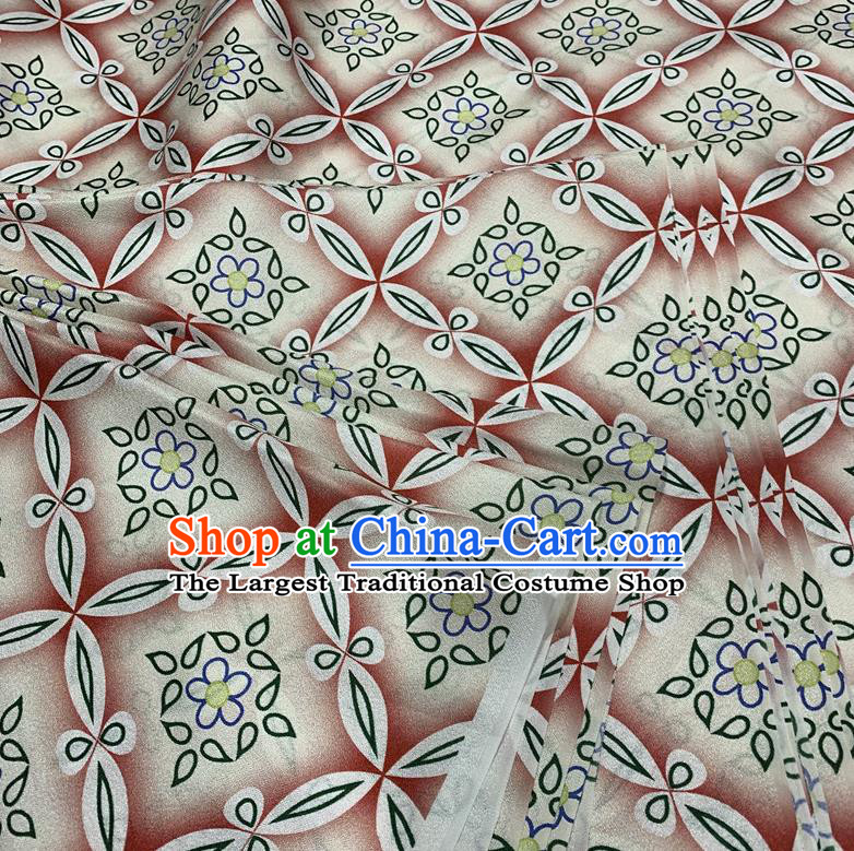 Chinese Classical Pattern Pink Watered Gauze Asian Top Quality Silk Material Hanfu Dress Brocade Fabric Tang Dynasty Cloth