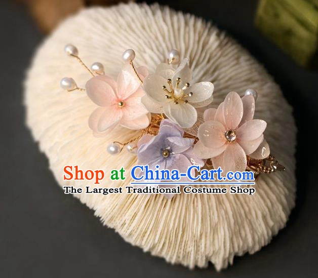 Handmade Retro Flowers Hair Claw Top Grade Hair Accessories Hair Stick Hair Pin for Women