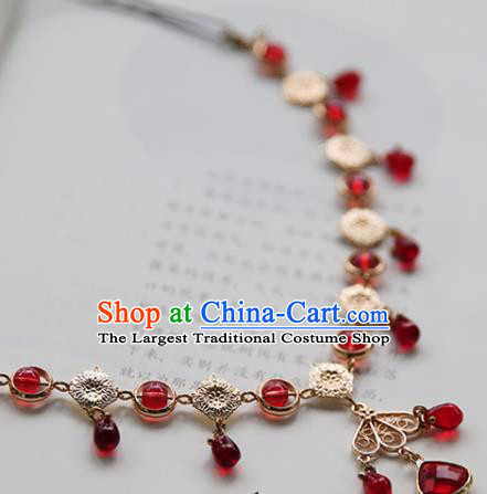 Handmade Chinese Classical Hair Clasp Traditional Hair Accessories Ancient Hanfu Eyebrows Pendant for Women