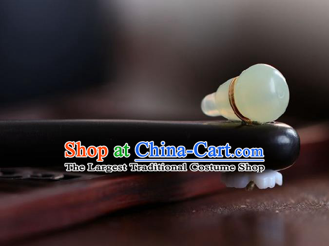 Handmade Chinese Cheongsam Cucurbit Hair Clip Traditional Hanfu Hair Accessories Ebony Hairpins for Women