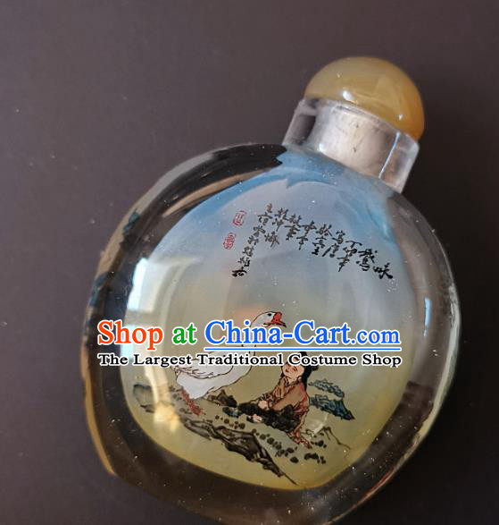 Chinese Snuff Bottle Traditional Handmade Painting Dragon Boy Snuff Bottles
