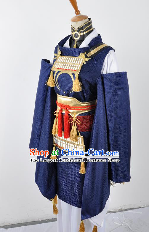 Traditional Japan Cosplay Onmyoji Costumes Japanese Ancient Female Swordsman Clothing for Women