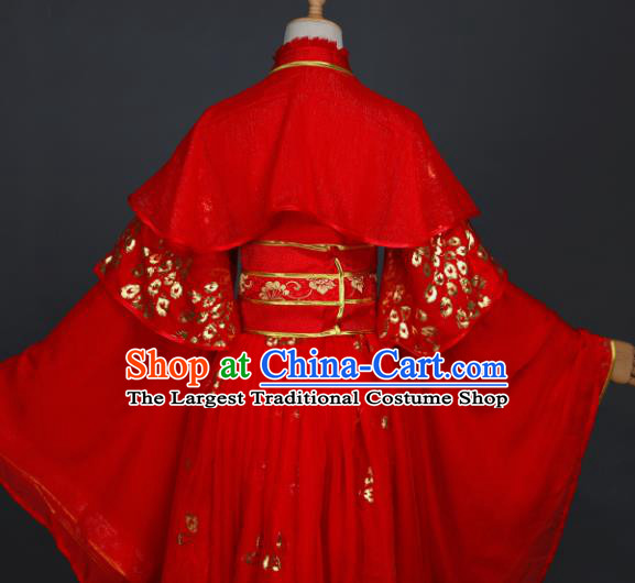 Traditional Chinese Cosplay Crown Prince Xie Lian Wedding Costumes Ancient Swordsman Garment Childe Red Clothing for Men
