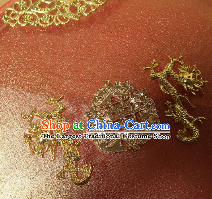 China Handmade Bride Red Silk Palace Fan Classical Dance Golden Lantern Tassel Fan Traditional Wedding Circular Fan
