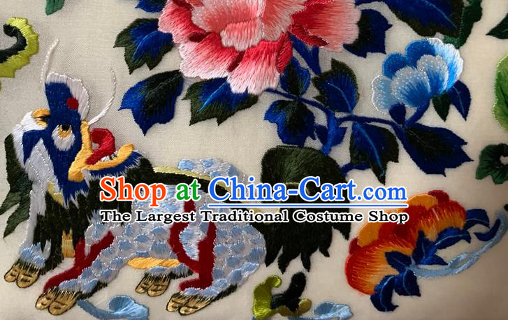Chinese Embroidered Phoenix Peony Bag Embroidery Silk Craft Handmade Woman Handbag