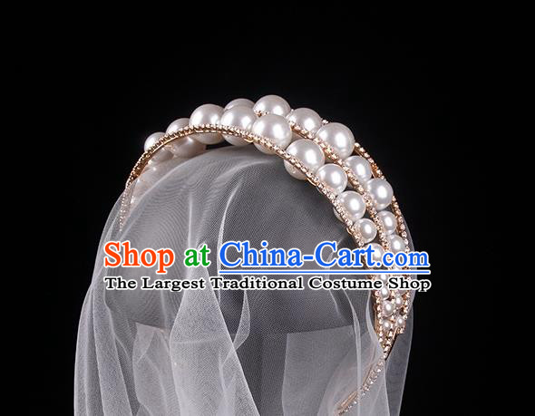 Europe Wedding Princess Headband Elegant Hair Accessories Bride Royal Crown
