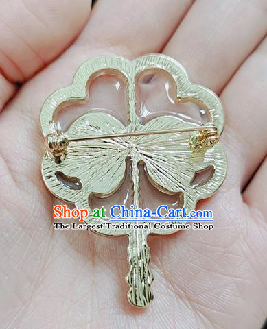 Handmade China Orchid Brooch Accessories Cheongsam Breastpin Classical Jewelry